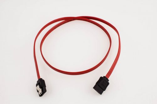 Amphenol Extra Slim SATA Cable (Straight with Latch to Straight without Latch)