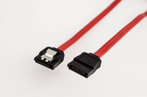 Amphenol Extra Slim SATA Cable (Straight with Latch to Straight without Latch)