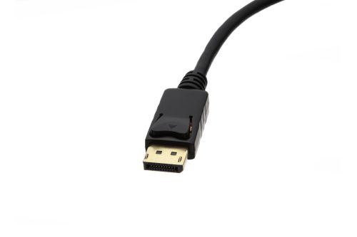 DisplayPort Male to VGA Male Cable, 28AWG, Black - Image 2