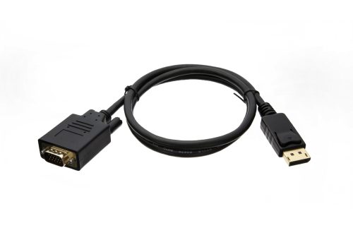 DisplayPort Male to VGA Male Cable, 28AWG, Black - Image 4