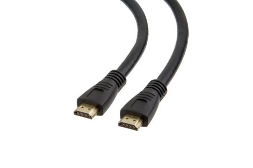HDMI Male to HDMI Male Cable with Ethernet, CL2, 26AWG, Black