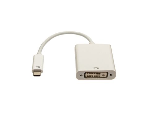 <b><font color="#009ac7">NEW</font></b> USB 3.1 Type-C to DVI Adapter, White