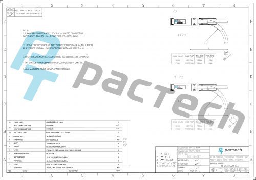 DAC 200G QSFP56 To QSFP56 Passive Twinax Cable