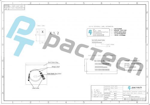 DAC 200G QSFP56 To QSFP56 Passive Twinax Cable