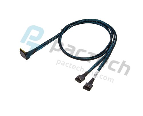 <b><font color="#009ac7">NEW</font></b> Amphenol SlimSAS SFF-8654 8i 74Pos Right Angle to 2 x OcuLink SFF-8611 4i Right Angle - Image 2