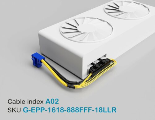 G-Power™ Series <br>High-Powered GPU Angled & Y-Cables <br><font size="5">EPS Female / PCI-E Male to PCI-E Female (Left Angle/Right Angle/Straight)</font> - Image 3