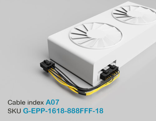 G-Power™ Series <br>High-Powered GPU Angled & Y-Cables <br><font size="5">EPS Female / PCI-E Male to PCI-E Female (Left Angle/Right Angle/Straight)</font> - Image 8