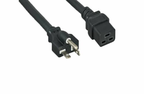NEMA 5-20P to C19, SJT, 12 AWG, 20A/125V